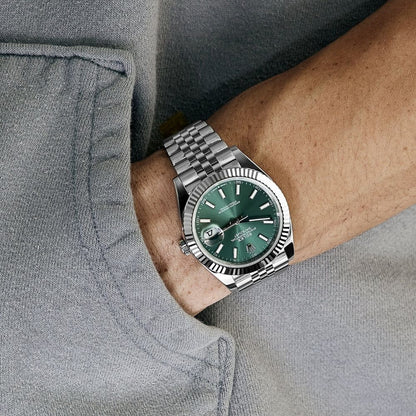 Rolex Datejust Green Dial Jubilee Bracelet 41mm